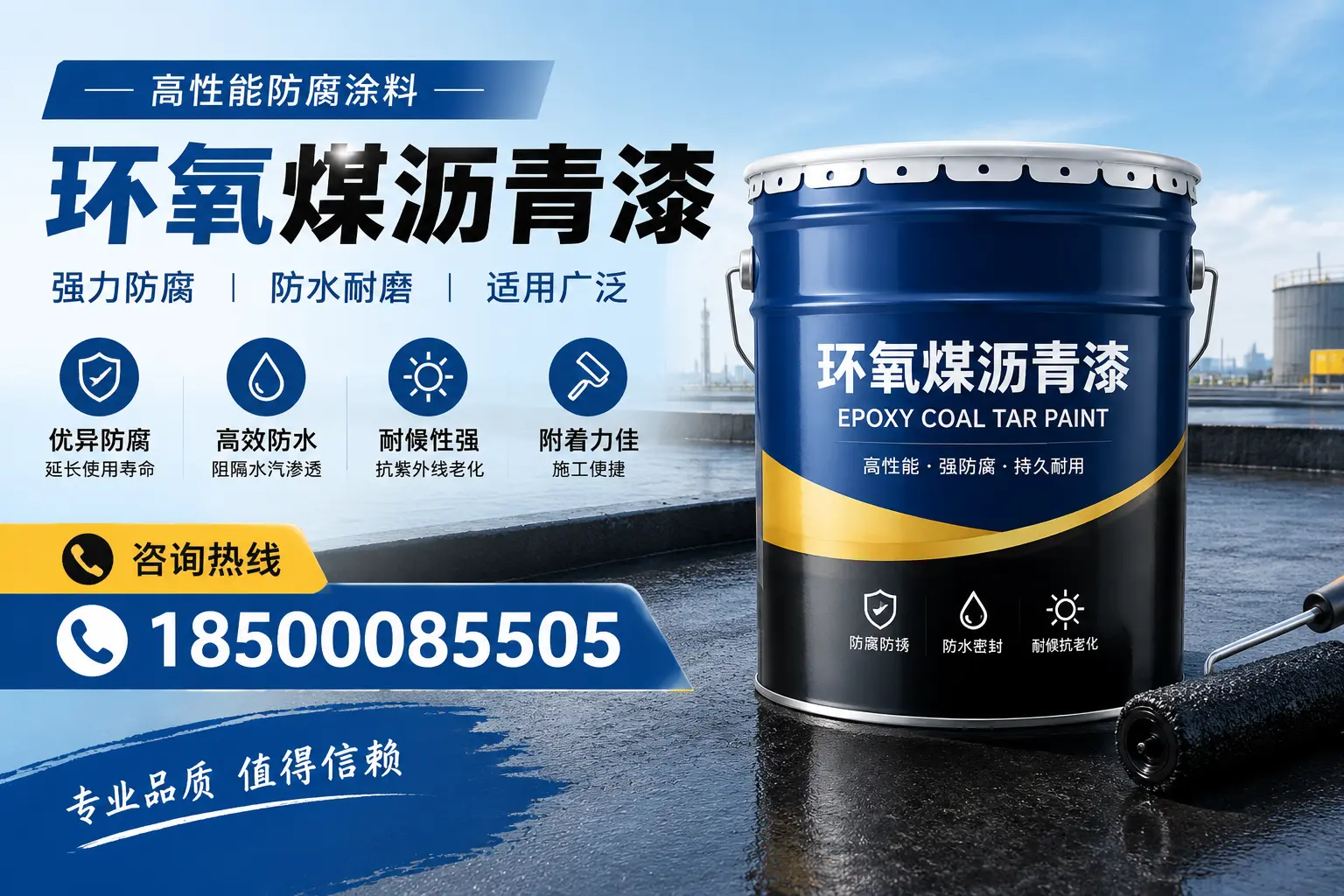 环氧煤沥青漆的主要成分与功能，海东用户深度了解